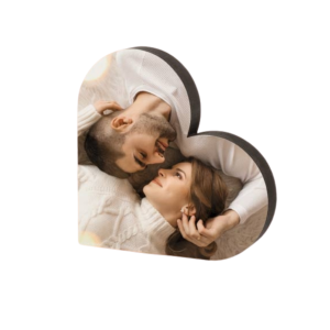 Fotopanel Corazón madera