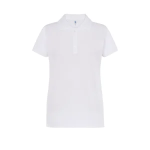 Polo piqué para mujer de manga corta